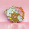 Cute Dragon D20 Pin