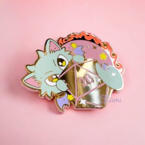 Cute Dragon D20 Pin Cute Dragon D20 Pin
