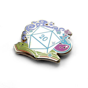 Cute Mage D20 Pin Cute Mage D20 Pin