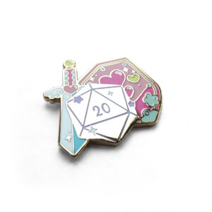 Cute Paladin D20 Pin Cute Paladin D20 Pin