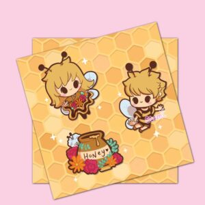 Bee Children Square Print