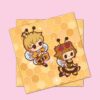Prince Bee Square Print