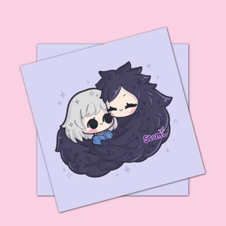 Howl and Sophie Square Print