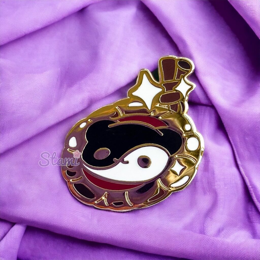 Monk Chrarm RPG Pin - Stami Studios