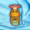 Owl Totem Pole RPG Pin
