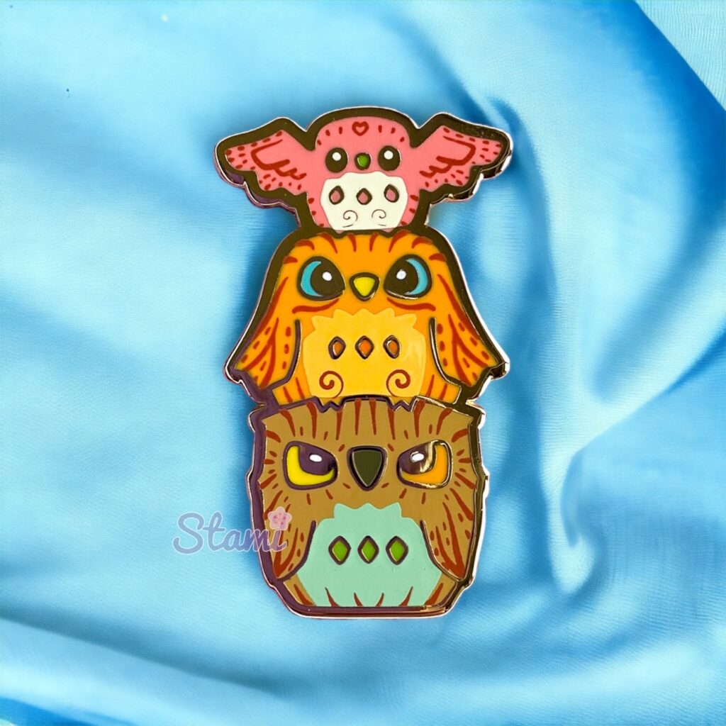 Owl Totem Pole RPG Pin - Stami Studios