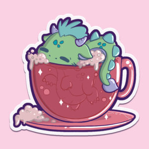 Dragon Tea Sticker Dragon Tea Sticker