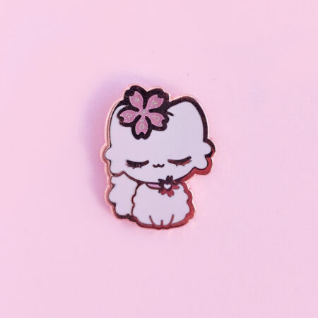 Sakura Kitten Pin