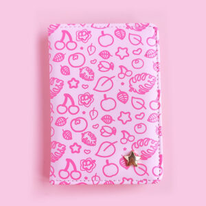 Pink Fruit New Adventures Passport Holder Pink Fruit New Adventures Passport Holder