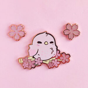 Sakura Bird Pin Set Sakura Bird Pin Set