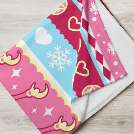 Magical Girl Festive Throw Blanket