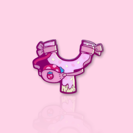 Strawberry Catapult Pin