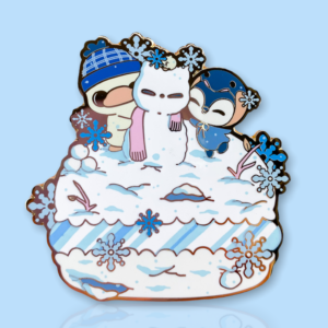 Desert Scene Macaron Pin