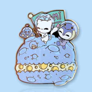 Desert Scene Macaron Pin