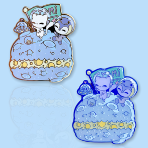 Luna Scene Macaron Pins