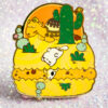Desert Scene Macaron Pin
