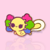 Poly Axolotl Pin