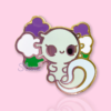 Genderqueer Axolotl Pin