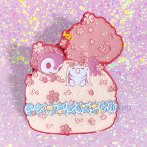 Sakura Summer Scene Macaron Pin