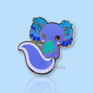 Blue Axolotl Pin