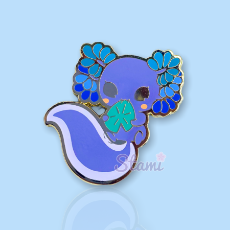 Blue Axolotl Pin