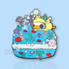 Under The Sea Scene Macaron Pin