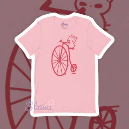 Red Penny Farthing Unisex T-shirt