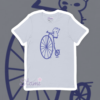 Blue Penny Farthing Unisex T-shirt