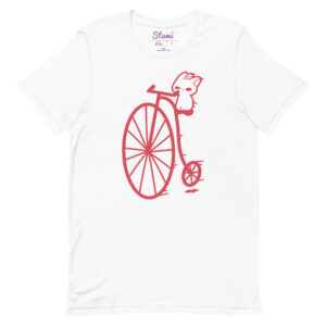 Red Penny Farthing Unisex T-shirt Red Penny Farthing Unisex T-shirt