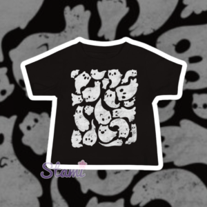 Kitty Ghosts Baby Tee Kitty Ghosts Baby Tee