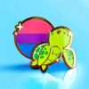 Bi Turtle Pin