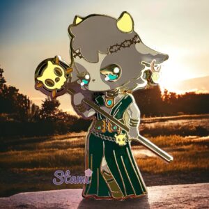 Necromancer Goat RPG Pin Necromancer Goat RPG Pin