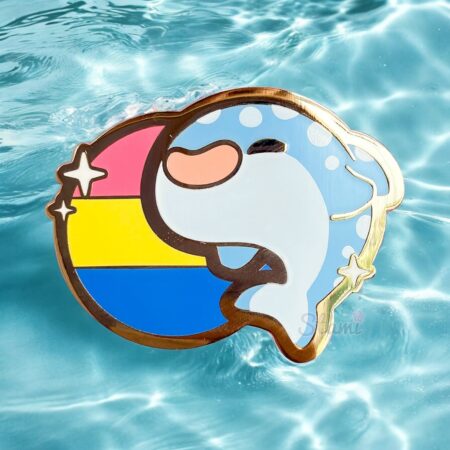 Pan Whale Pin