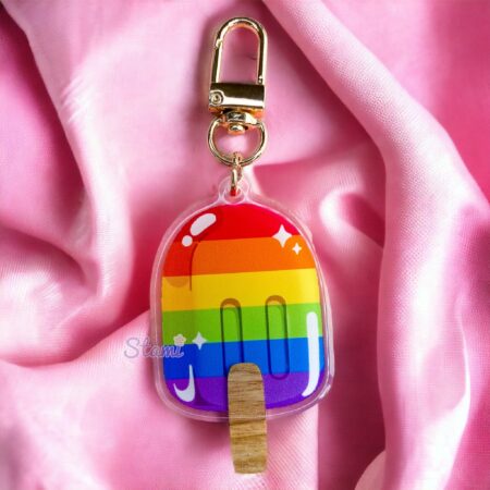 LGBTQ+ Popsicle Keychain