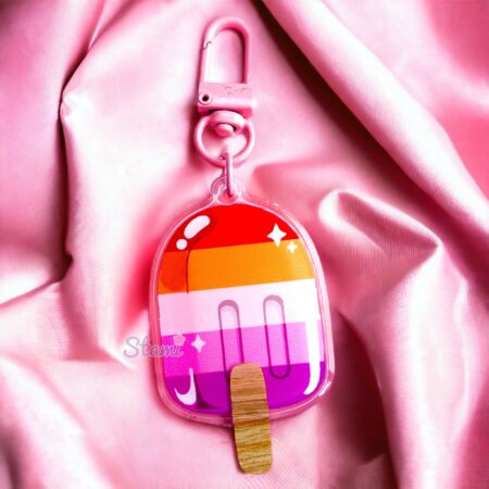 Lesbian Popsicle Keychain