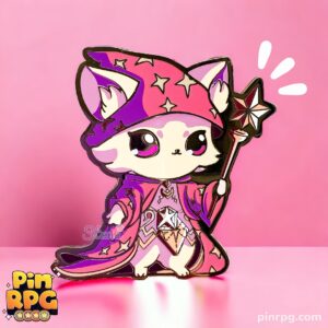 Magical Kitty RPG Pin Magical Kitty RPG Pin