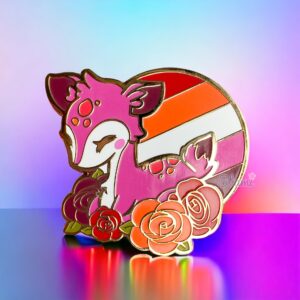Lesbian Deer Pin