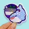 Ace Whale Holo Sticker