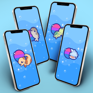 Bi Sea Friends Wallpaper Set Bi Sea Friends Wallpaper Set