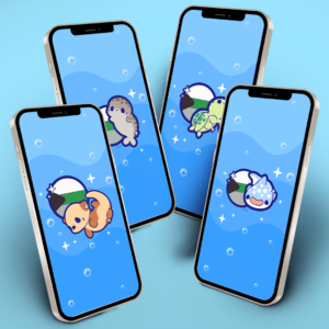 Demirom Sea Friends Wallpaper Set