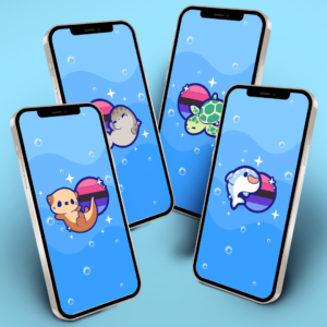 Omni Sea Friends Wallpaper Set Omni Sea Friends Wallpaper Set