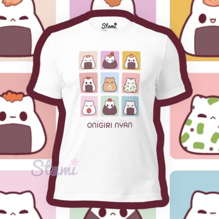 Onigiri Nyan Unisex T-shirt