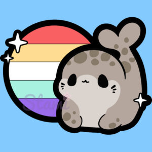 Sapphic Seal Pin