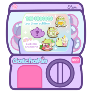 Tea Time Frogots GatchaPin