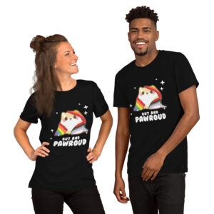 LGBTQ+ Pawroud Unisex T-shirt LGBTQ+ Pawroud Unisex T-shirt