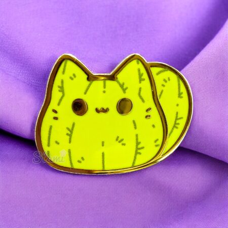 Catcus Kitty Bean Pin