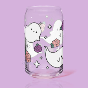 Blooming Ghosts Can-shaped Glass Blooming Ghosts Can-shaped Glass