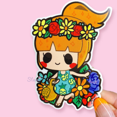 Flower Crown Villager Sticker