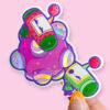Let's Roll Holographic Sticker
