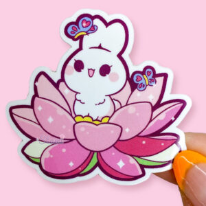 Kuma Lily Pad Sticker Kuma Lily Pad Sticker